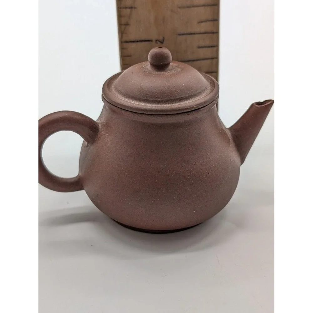 100cc Yixing Zisha Gongfu Shui‎ Ping Brown Clay Teapot 2